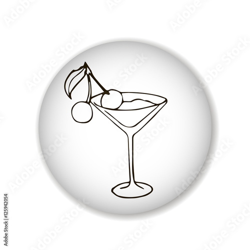 cocktail vector scetch 