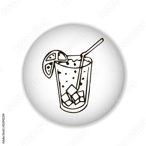 cocktail vector scetch 