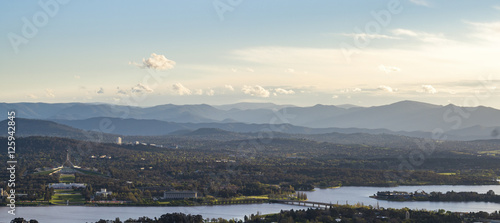 View of Canberra city