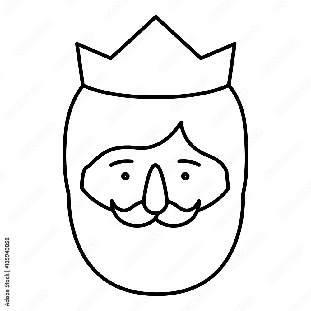 Wiseman cartoon icon. Happy epiphany day holy night and christmas theme. Colorful design. Vector illustration Wiseman cartoon icon. Happy epiphany day holy night and christmas theme. Colorful design. Vector illustration