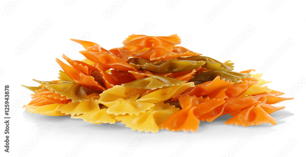 Fototapeta premium Pasta, isolated on white