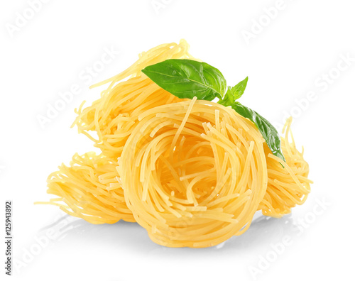 Pasta, isolated on white