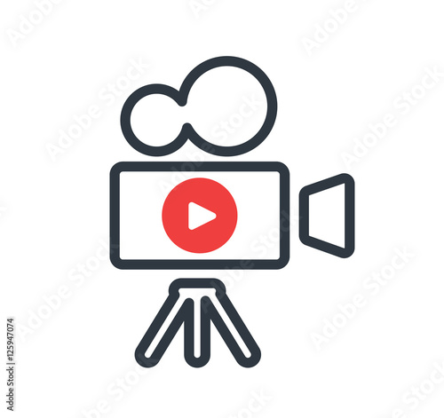Reel Projector Icon Design