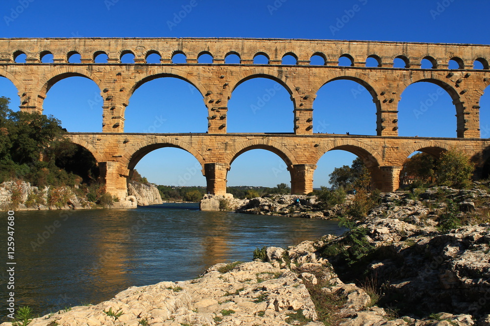 Le Pont du Gard en France