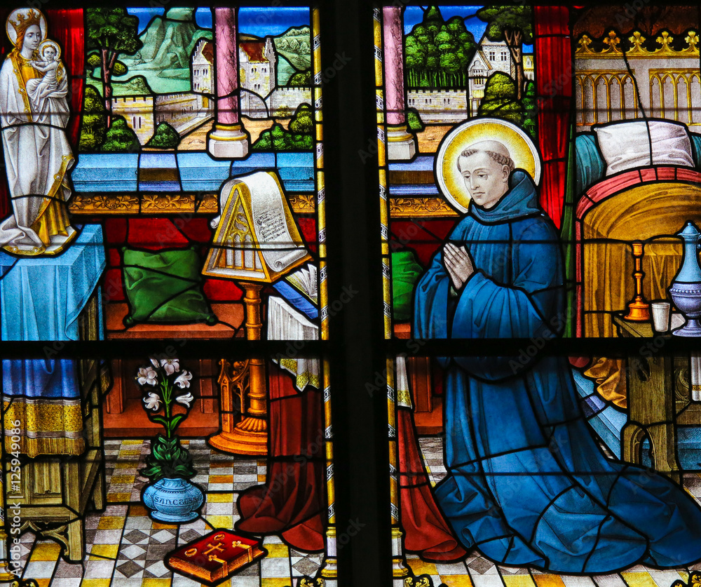 Obraz premium Saint Dominic - Stained Glass