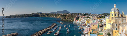 Corricella Village, Island of Procida, Naples, Italy photo