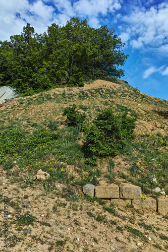 Chetinyova mound in archeological site of Starosel, Plovdiv Region, Bulgaria photo