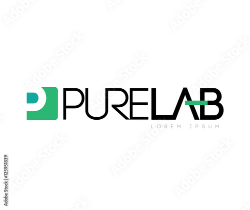 Pure Lab Concept  Logo Design
