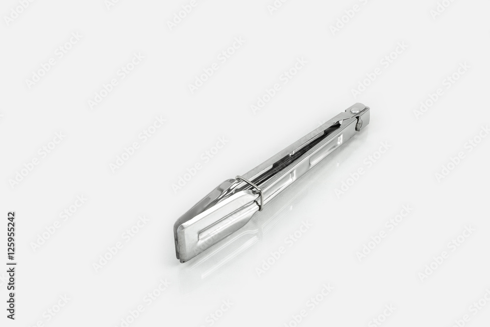 Ice Tong On a white background Ice Tong On a white background