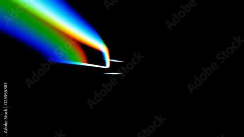 VJ glowing shapes video background