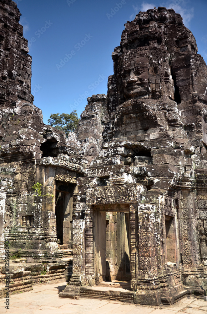 Bayon Temple At Angkor Wat, Cambodia