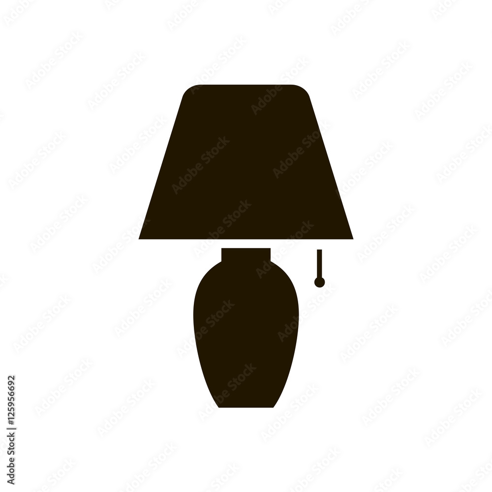 Lamp icon vector Lamp icon vector