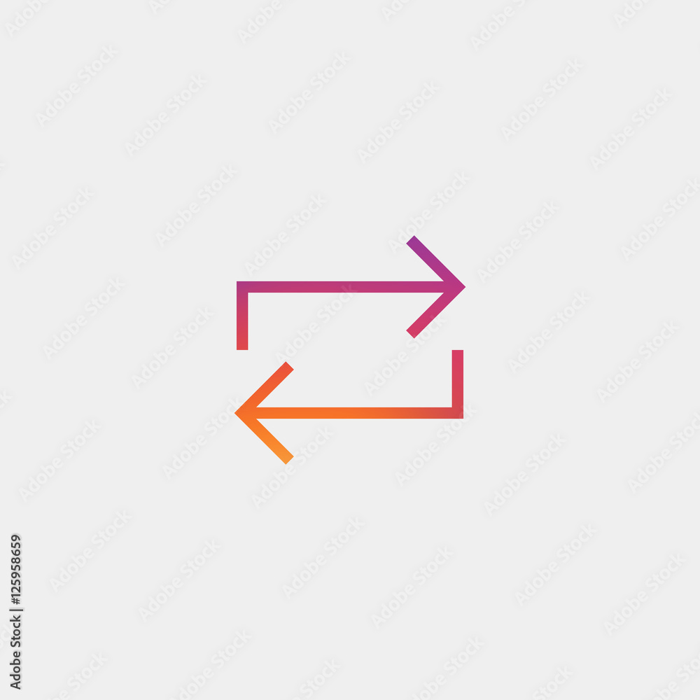 Loop icon vector, clip art. Also useful as logo, web UI element, symbol, graphic image, silhouette and illustration. Loop icon vector, clip art. Also useful as logo, web UI element, symbol, graphic image, silhouette and illustration.
