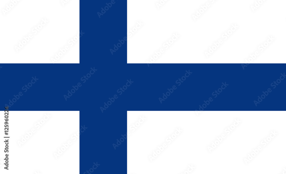 Official vector flag of Finland . Republic of Finland . Official vector flag of Finland . Republic of Finland .