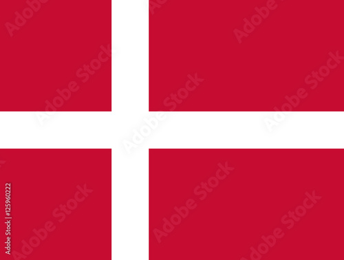 Official vector flag of Denmark . Kingdom of Denmark .