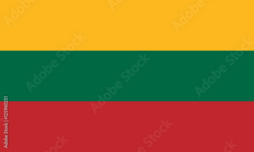 Free Download Official vector flag of Lithuania . Republic of Lithuania - GFXLoad