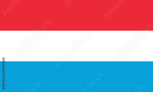 Official vector flag of Luxembourg . Grand Duchy of Luxembourg .
