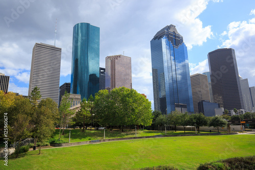 Fototapeta Naklejka Na Ścianę i Meble -  Downtown city of Houston, Texas