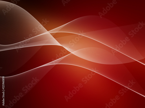 Abstract flow orange and space for your text