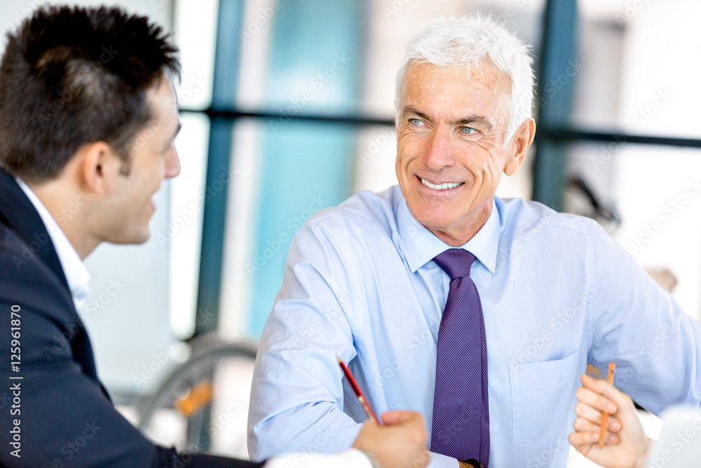 Businesspeople having meeting Businesspeople having meeting