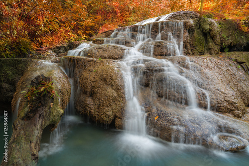 Fototapeta Naklejka Na Ścianę i Meble -  Waterfall in deep forest