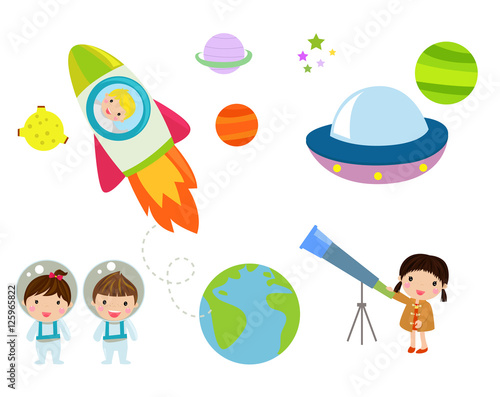 Group of kids set