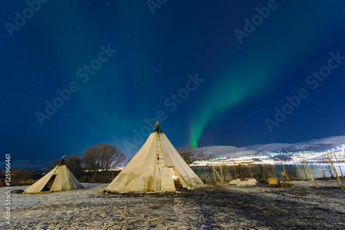  The polar lights in Norway Tromso 