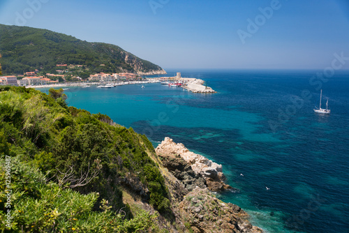 Quadro em tela Elba Felsküste bei Marciana Marina