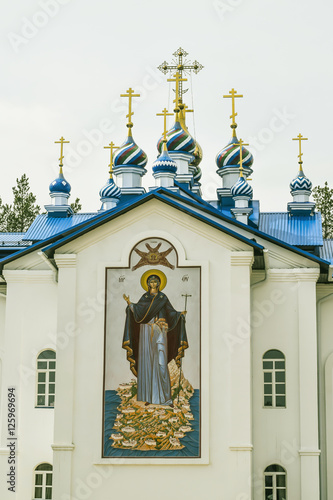 Sredneuralskaya convent . Church of the Kazan icon of the Mother of God .  photo