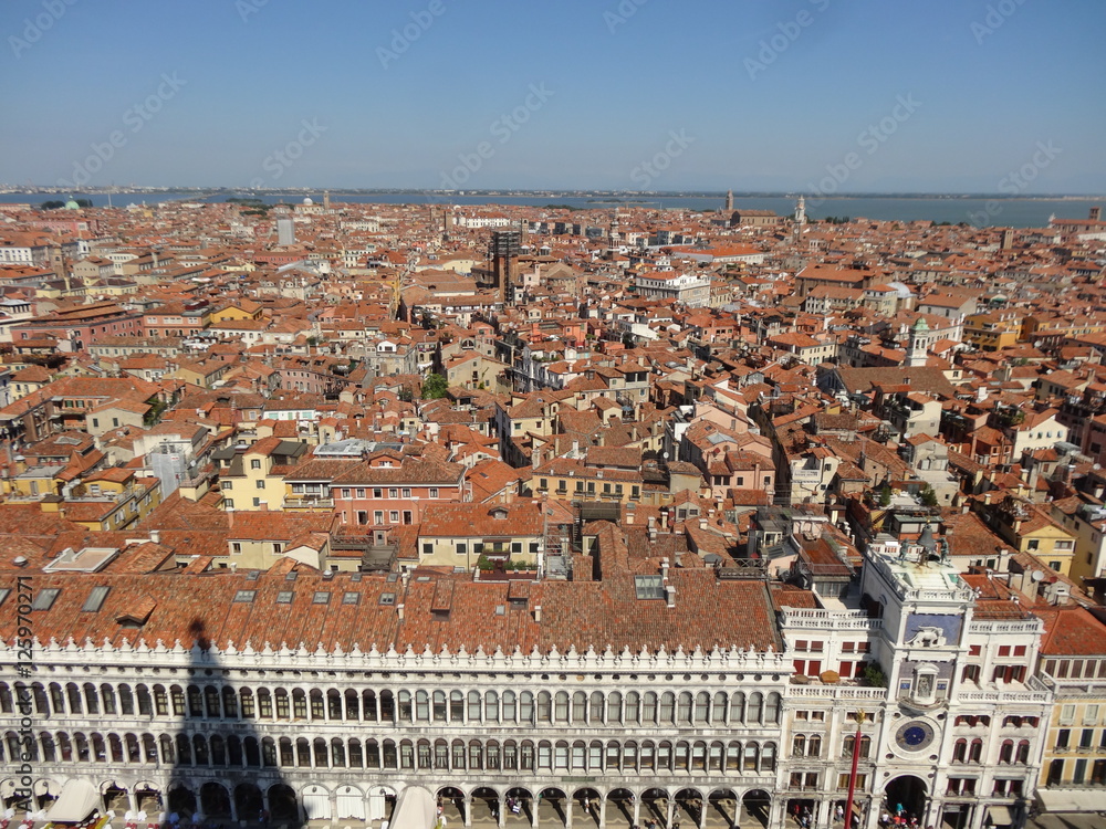 Panorama von Venedig im Sommer