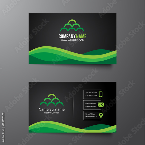 Business card template