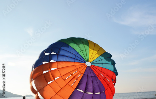 parasailling on beach, beach, activitie, 