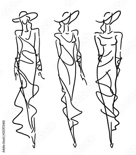      Sketch Fashion Poses 