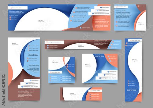Set web banners templates