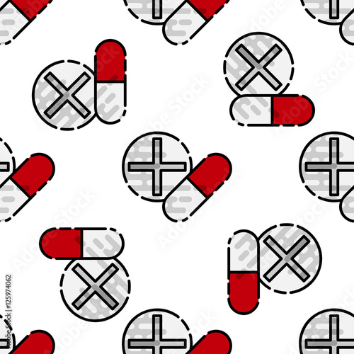 Drugs flat pattern