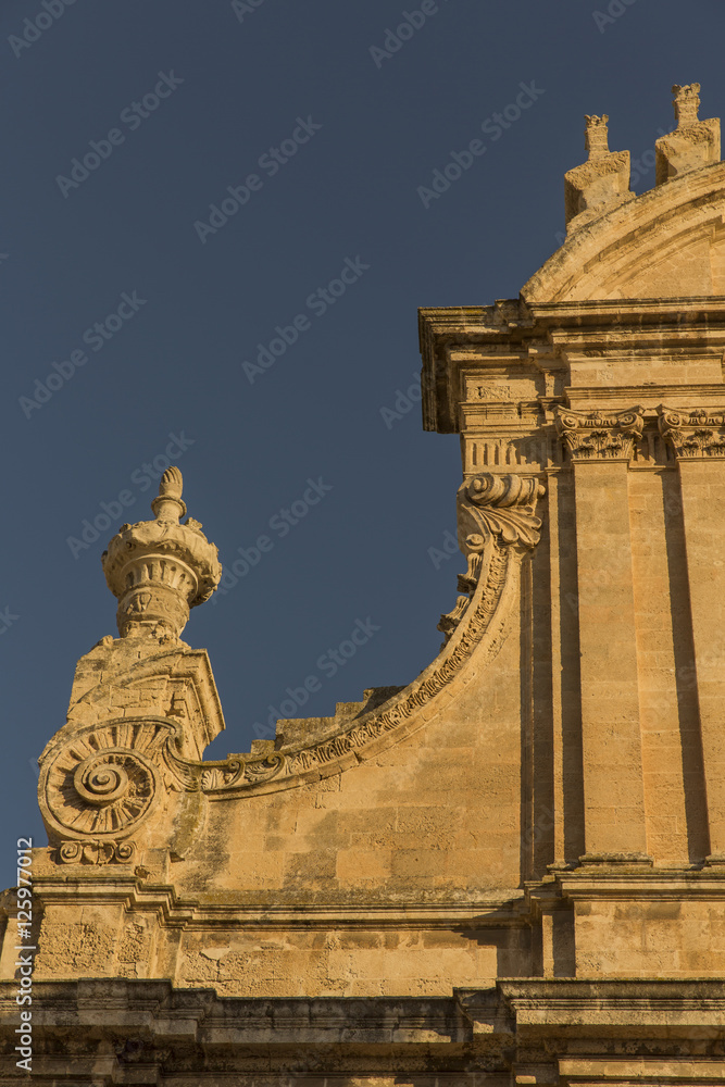 Detail an Kathedrale, Monopoli, Apulien, Italien Detail an Kathedrale, Monopoli, Apulien, Italien