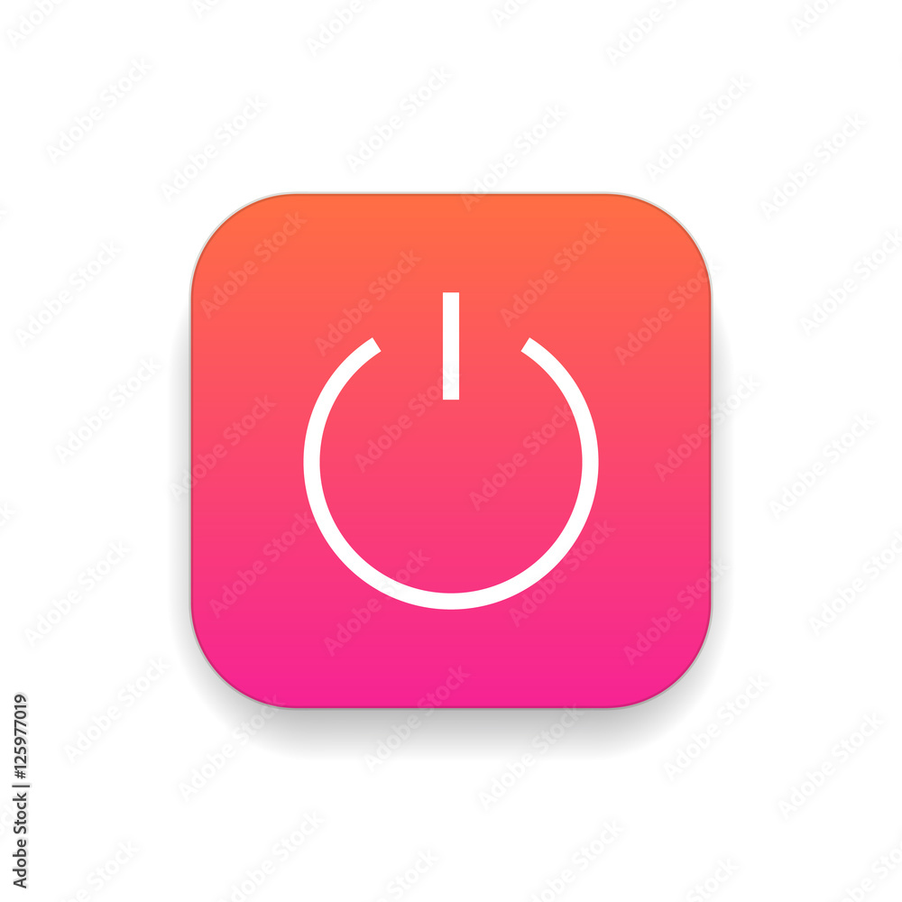Power icon vector, clip art. Also useful as logo, square app icon, web UI element, symbol, graphic image, silhouette and illustration. Power icon vector, clip art. Also useful as logo, square app icon, web UI element, symbol, graphic image, silhouette and illustration.