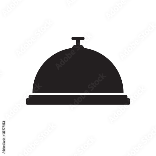 Reception bell vector icon