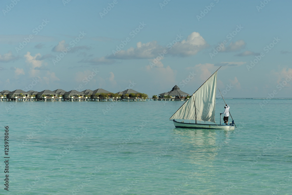 Fototapeta premium Malediven_Sun-Island029