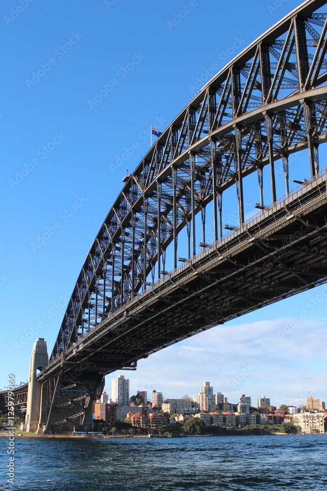 Fototapeta premium Die Harbour Bridge in Sydney, Australien