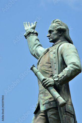 Photography Captain James Cook statue Hyde Park Sydney New South Wales Austr
