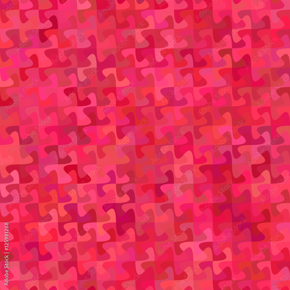 Red abstract puzzle pattern background design Red abstract puzzle pattern background design
