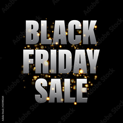 Black Friday Sale banner, poster, discount card
