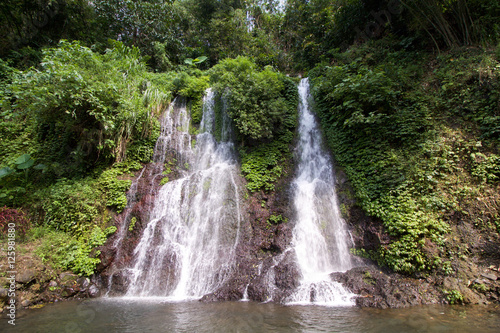 Air Terjun  waterfall near banyuwangi  in Java island  Indonesia