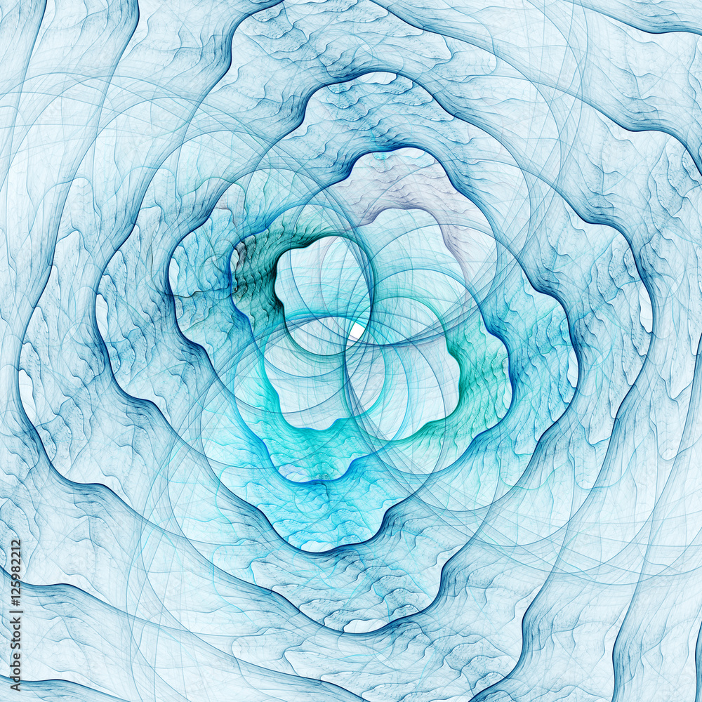 Fototapeta premium Obstruction insidious web. 3D surreal illustration. Sacred geometry. Mysterious psychedelic relaxation pattern. Fractal abstract texture. Digital artwork graphic astrology magic