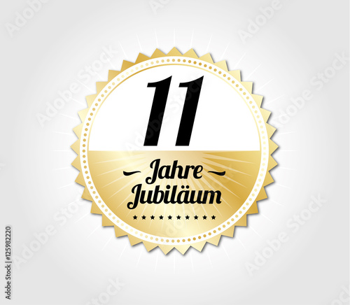 11 Jahre Jubiläum Modern Gold