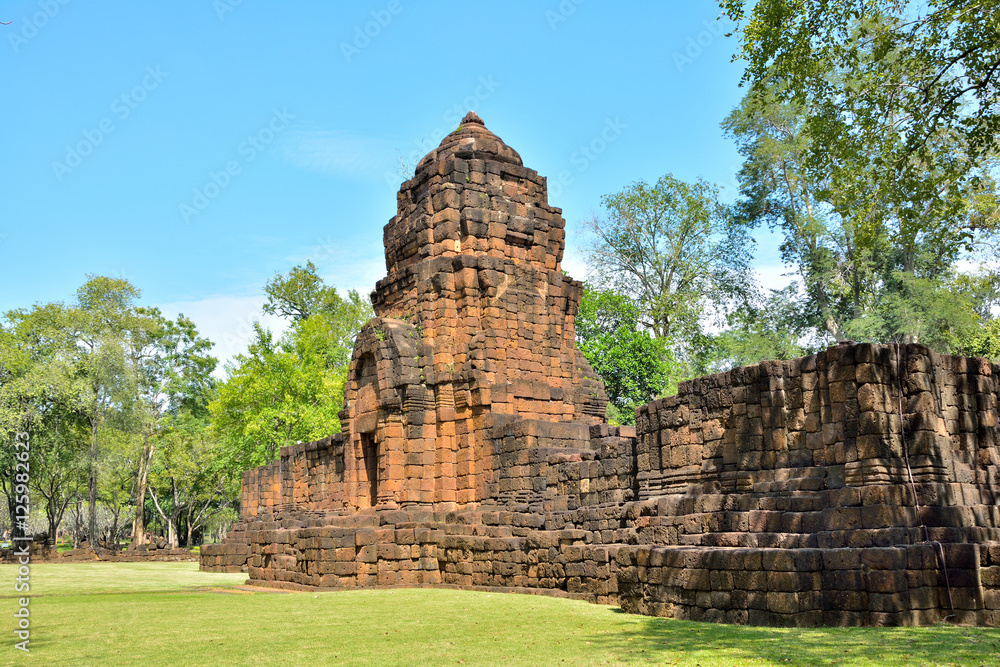 Prasat Mueang Sing Historical Park, Remains buildings of the ancient Khmer style temple attraction famous cultural in Sai Yok District, Kanchanaburi Province, Thailand Prasat Mueang Sing Historical Park, Remains buildings of the ancient Khmer style temple attraction famous cultural in Sai Yok District, Kanchanaburi Province, Thailand
