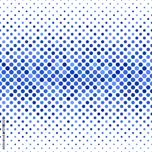 Blue abstract dot pattern background design