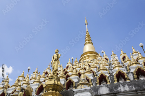 Buddhist architecture Wat Manee Praison Temple in Mae Sot  Tak  Thailand