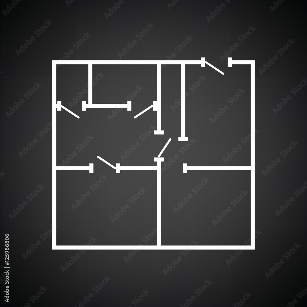 Icon of apartment plan Icon of apartment plan